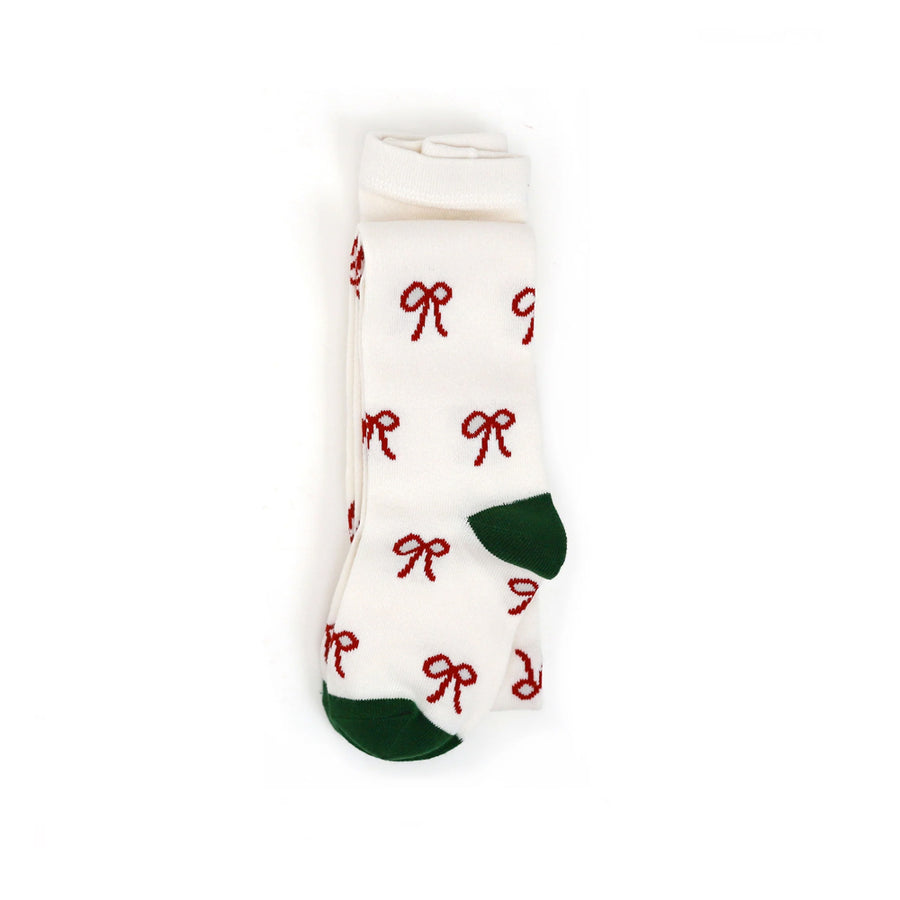 Little Stocking Co :: Bow Knit Tights