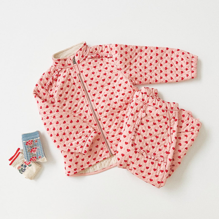Konges Sloejd :: Thermo Frill Jacket Coeur Mellow