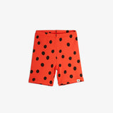 Mini Rodini :: Dots Aop Bike Shorts Red
