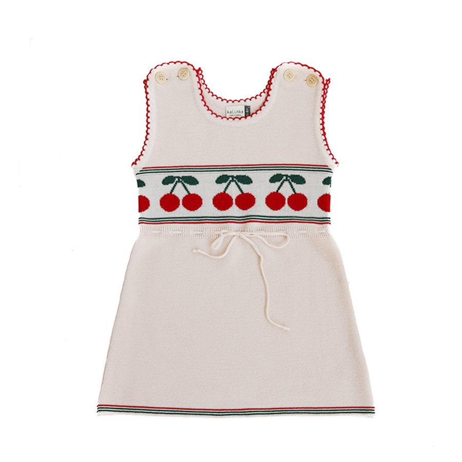 Kalinka Kids :: Amalia Dress Cherry White