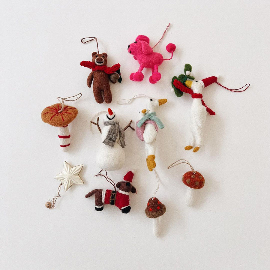 Felt So Good :: Handmade Felt Wild Foraged Mushrooms (Set Of 3)