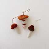 Felt So Good :: Handmade Felt Wild Foraged Mushrooms (Set Of 3)