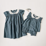 Louisiella :: Baby Hansely Blouse Deep Blue