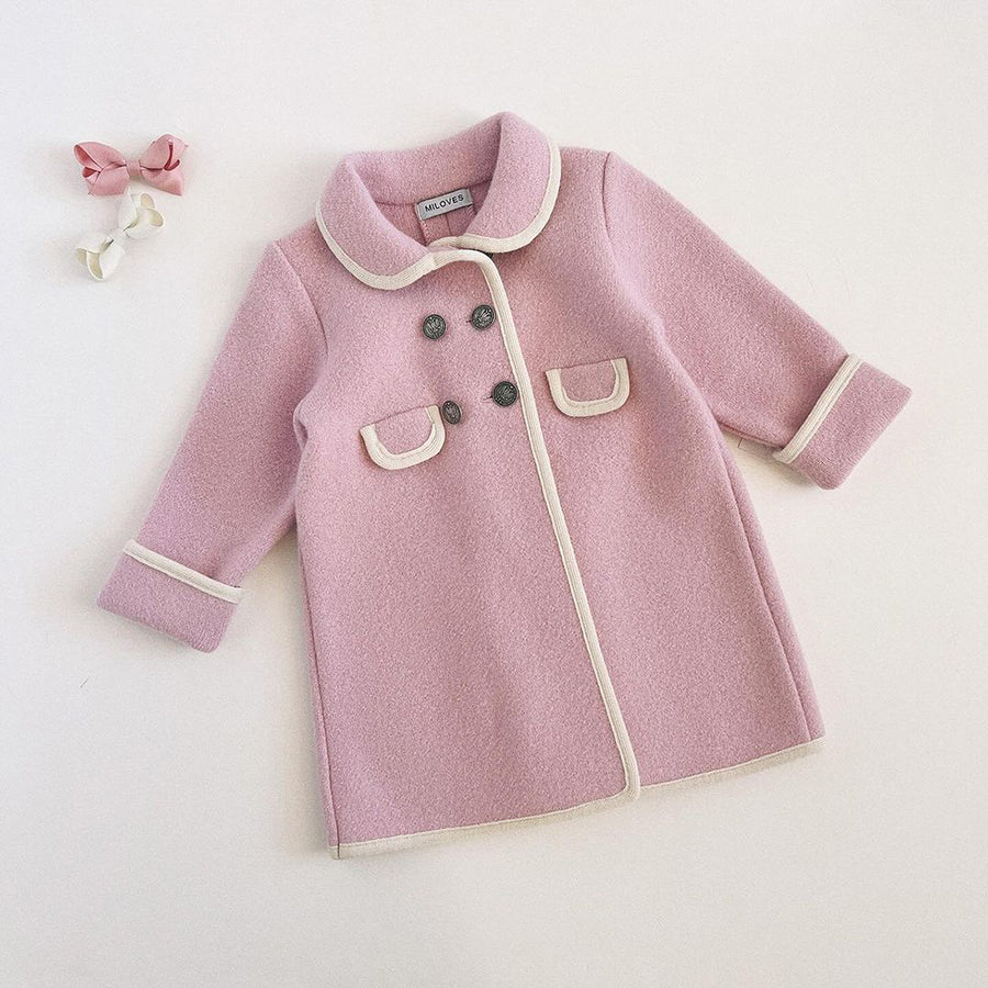 Mi Loves :: Beautiful Pink Merino Wool Coat
