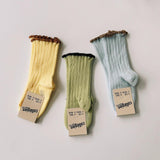 Collegien :: Delphine Lettuce Trim Ribbed Socks 251