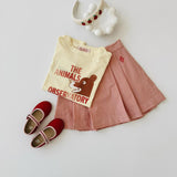 The Animals Observatory :: Turkey Kids Skirt Pink Logo