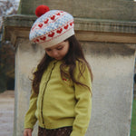 Konges Sløjd Cathy Cardigan Leek Green - kids knit cardigan, view 2