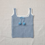 Mes Kids Des Fleurs :: Knit Vest Blue