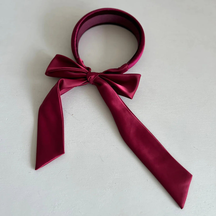 [Pre - Order] Mes Kids Des Fleurs :: Headband Burgundy