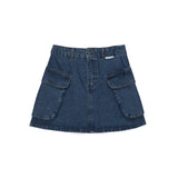 Mipounet :: Ona Cargo Mini Skirt Blue