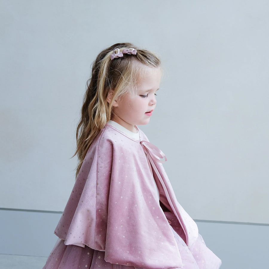 Mimi & Lula :: Luxe Princess  Velvet Cape Pink