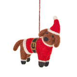 Felt So Good :: Handmade Felt Festive Dog