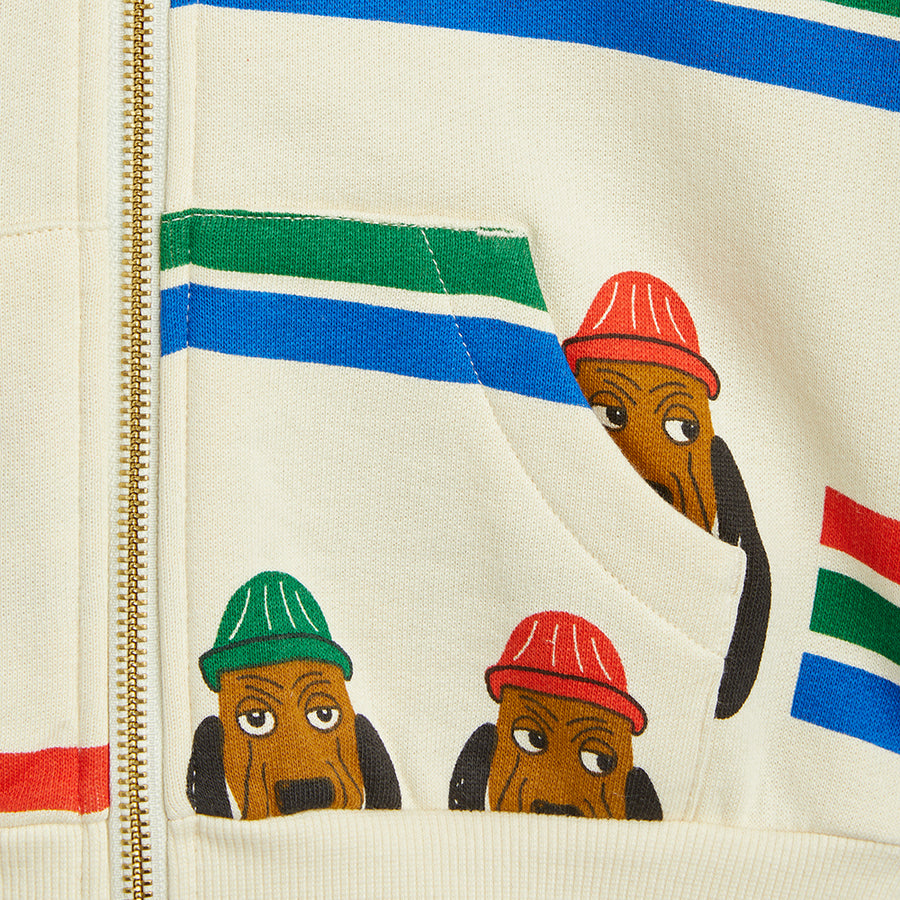 Mini Rodini :: Bloodhound Aop Zip Hoodie