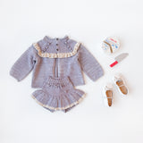 Misha And Puff :: Ruffle Cardigan Mist