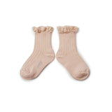 Collegien - Lili Lace Trim Ribbed Ankle Socks 590