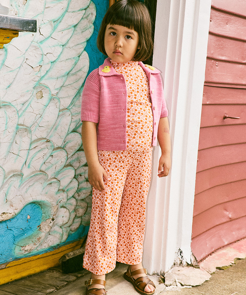 Misha And Puff -  Duckling Cafe Cardigan Azalea