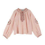 Emile Et Ida -  Ethnic Embroidered Blouse Peony