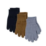 Konges Sloejd :: Filla Gloves Shitake/Stormy/Naval