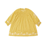 Lali Kids :: Tulip Dress With Embroidery Misted Yellow