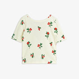 Mini Rodini :: Lingonberries Aop Ballet Ss Tee Off White