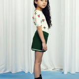 Mini Rodini :: Lingonberries Aop Ballet Ss Tee Off White