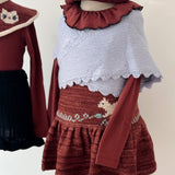 Misha And Puff -  Kitten Tangle Skirt Madder Root