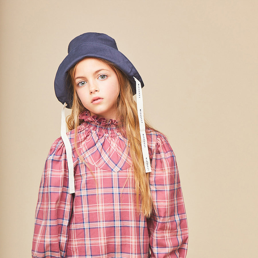 Mipounet :: Alice Bucket Logo Hat Stretch Twill Blue