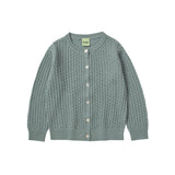 Fub :: Pointelle Cardigan Misty Green