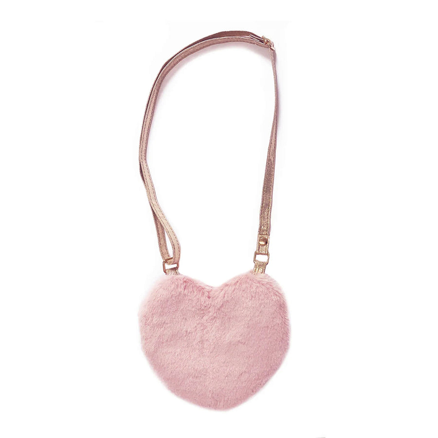 Rockahula :: Fluffy Love Heart Bag Pink