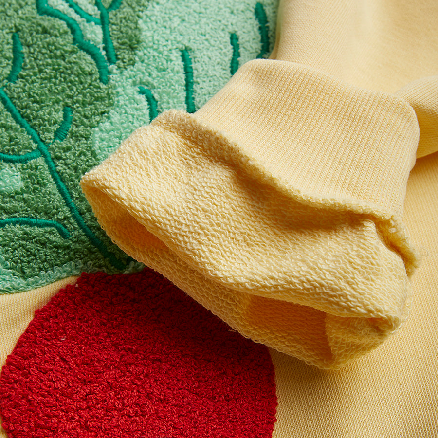 Mini Rodini :: Radish Chenille Emb Sweatshirt Yellow