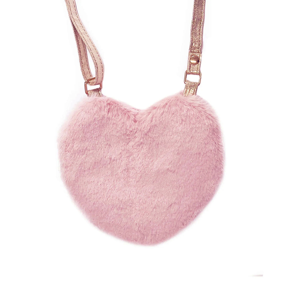 Rockahula :: Fluffy Love Heart Bag Pink