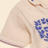 Apolina -  Donny Embroidered Shirt Blush