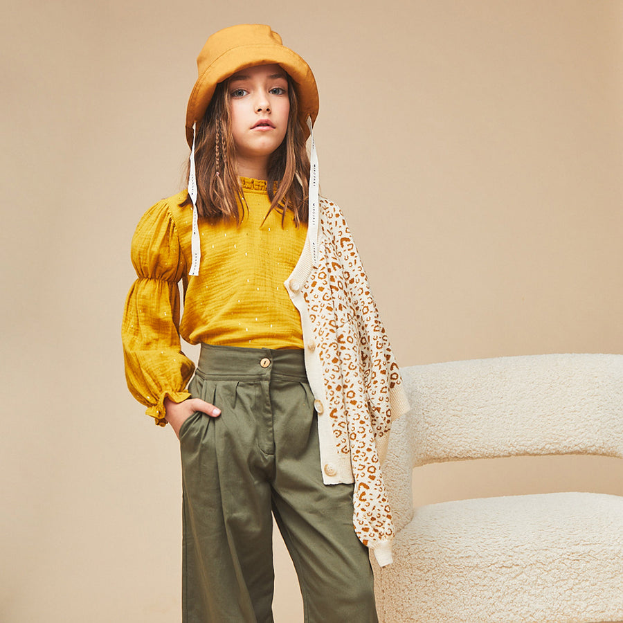 Mipounet :: Alice Bucket Logo Hat Stretch Twill Caramel