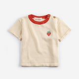[Coming Soon] Bobo Choses :: Pixel Strawberry Knitted T-Shirt-Baby