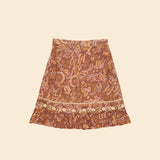 Apolina -  Veronica Organdie Skirt Woodland Floral Hazel