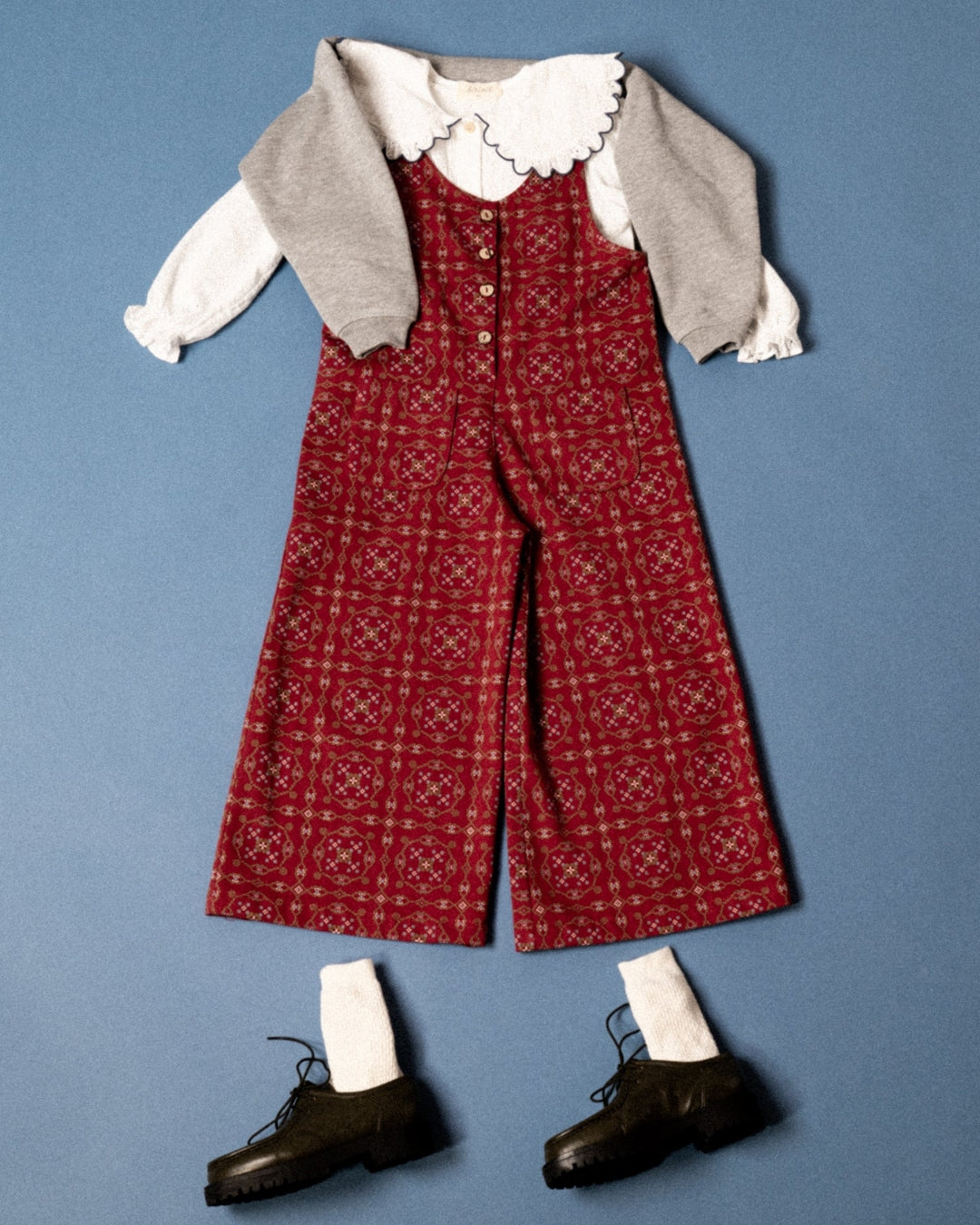 Birinit Petit Ribera Overall - girls overall alternate view