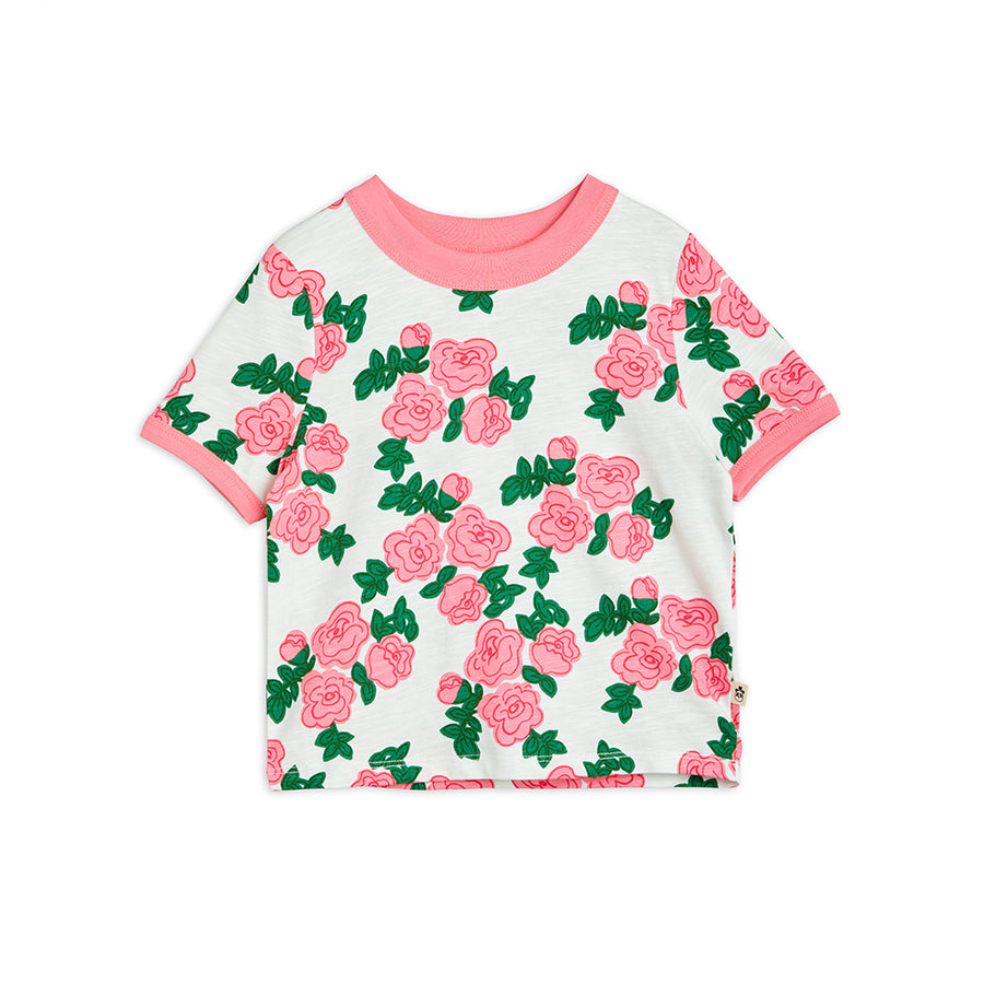 Mini Rodini :: Roses Aop Ss Tee