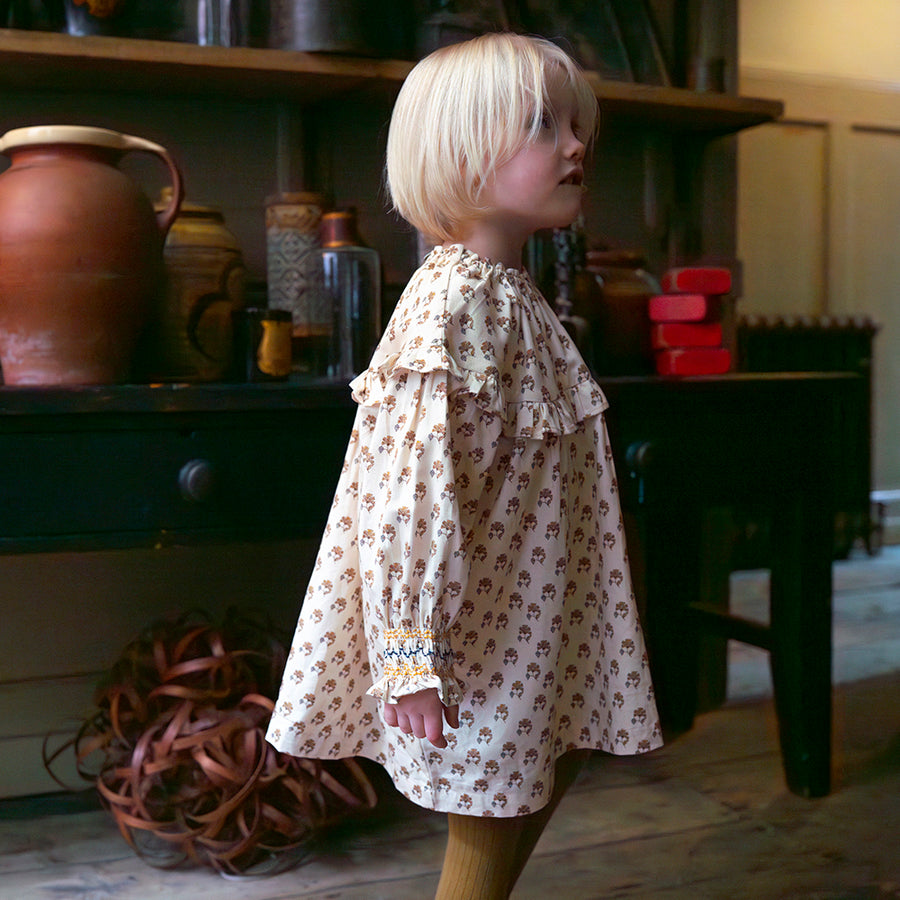 Lali :: Cottage Dress Textured Floral