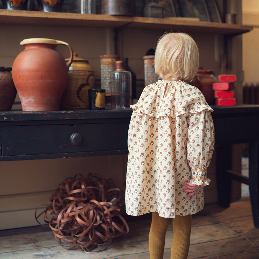 Lali :: Cottage Dress Textured Floral