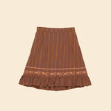 Apolina -  Veronica Skirt Winter Stripe Hazel