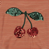 Konges Sloejd :: Jade Ls Swimsuit Glitter Stripe