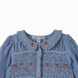 [Drop2] Emile Et Ida - Robe Smockee Chambray