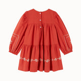 Emile Et Ida - Robe Brodee Griotte