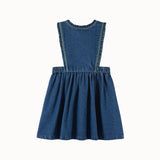 Emile Et Ida - Robe Tablier Brodee Denim Denim