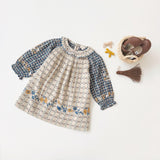 Lali Kids :: Tulip Dress In Double-Sided Yarn Dye
