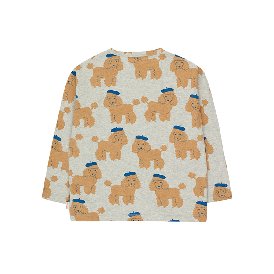 Tiny Cottons :: Tiny Poodle Tee Light Grey Heather