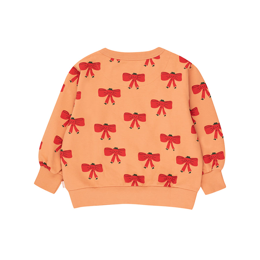 Tiny Cottons :: Tiny Bow Sweatshirt Light Rust