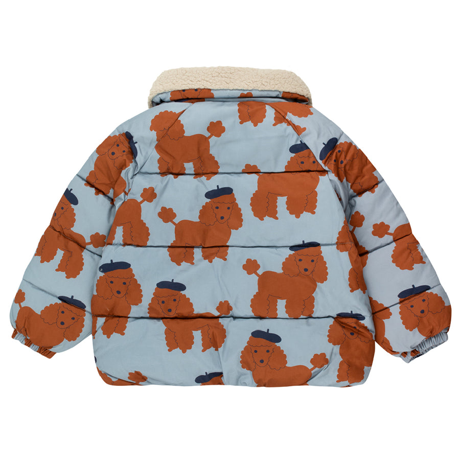 Tiny Cottons :: Tiny Poodles Short Padded Jacket Dark Grey