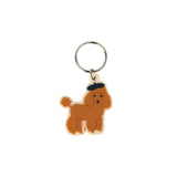 Tiny Cottons :: Poodle Key Chain Brown