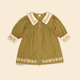 Apolina :: Bette Dress Dried Moss